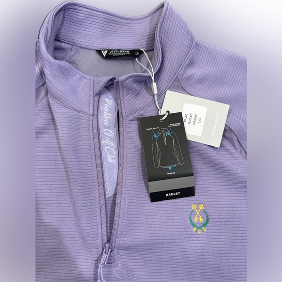 Peachtree Golf Club Women’s Levelwear Large QZip - Picture 2 of 3